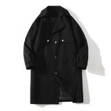 Winter New Mid-length Woolen Coat British Style Men - WOMONA.COM