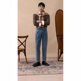 Men's Autumn Business Gentleman High Waist Trousers