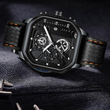Watch Men's Quartz Fashion Waterproof - WOMONA.COM