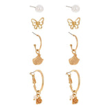 Butterfly Maple Leaf Flower Earrings - WOMONA.COM
