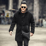 Cotton-padded Mid-length Coat Men's - WOMONA.COM