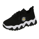 Flying Woven Mesh Small Daisy Sneakers Women - WOMONA.COM