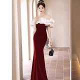 Off-shoulder Temperament Ladies Party Dress
