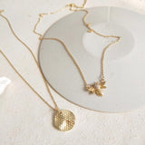 bee necklace - WOMONA.COM