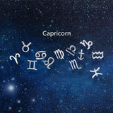 12 constellation simple wishing earrings - WOMONA.COM