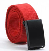 Candy-colored fashionable canvas belts for men and women - WOMONA.COM