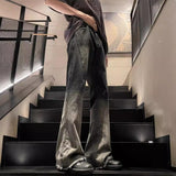 American Fashion Brand Gradient Washed Jeans