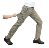 CavalryWalf 8XL Elastic Quick Dry Hiking Pants Men - WOMONA.COM