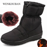 Winter thick women snow boots - WOMONA.COM