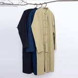 Loose ramie leisure windbreaker for men - WOMONA.COM