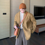 Korean Mid-Length Thick Woolen Coat Men'S - WOMONA.COM