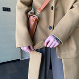Korean Mid-Length Thick Woolen Coat Men'S - WOMONA.COM