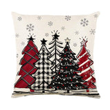 Christmas Pillow Cover Linen Christmas Tree