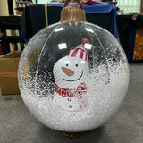 Inflatable Christmas Ball Hanging Crafts - WOMONA.COM
