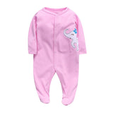 Cotton one-piece clothes baby clothes - WOMONA.COM