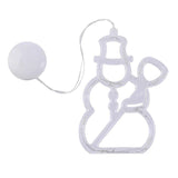 Christmas LED Suction Cup Chandelier Santa - WOMONA.COM