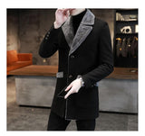 Fur And Leather Overcoat Male - WOMONA.COM
