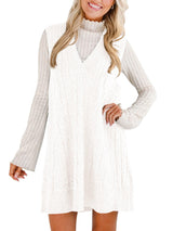 Women's Casual Sweater Suspender Skirt