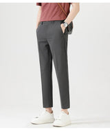 Casual Small Trousers Stretch Pencil Pants Men's - WOMONA.COM