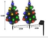 Solar Christmas Tree Lamp Garden Decoration - WOMONA.COM