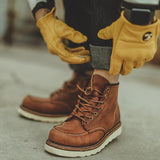 Retro Mark Head Work Boots Casual Martin Men - WOMONA.COM