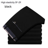 Suit Pants Middle-aged High Elastic Casual Pants - WOMONA.COM