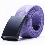 Candy-colored fashionable canvas belts for men and women - WOMONA.COM