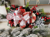 Christmas Upside Down Tree Door Wall Decoration - WOMONA.COM