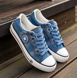 denim canvas women's shoes - WOMONA.COM