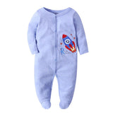 Cotton one-piece clothes baby clothes - WOMONA.COM