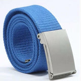 Candy-colored fashionable canvas belts for men and women - WOMONA.COM