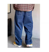 American Casual Pu Shuai Retro Workwear Jeans