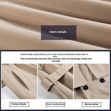 Overknee British Double-breasted Coat - WOMONA.COM