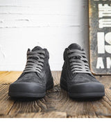 High-top Men's Genuine Leather Fashion Shoes - WOMONA.COM