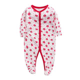 Cotton one-piece clothes baby clothes - WOMONA.COM
