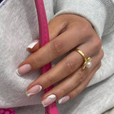 French Simplicity Short White Wear Finished Nail - WOMONA.COM