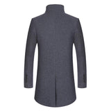 Men's woolen overcoat - WOMONA.COM