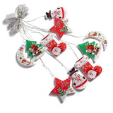 Painted Christmas Curtain Lights Holiday - WOMONA.COM