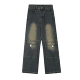 Fashion Denim Cargo Pants Trousers Men - WOMONA.COM