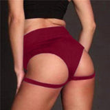 Exotic Dance Costume Exercise Strap Shorts Women's - WOMONA.COM
