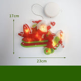 Christmas Decoration Lights Santa Snowman Elk - WOMONA.COM