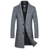Heavy woollen overcoat - WOMONA.COM