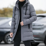 Long Hooded Jacket Men Winter Warm Windproof Coat - WOMONA.COM
