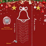 Christmas Bell Hanging Lamp Atmosphere Christmas Tree Decoration - WOMONA.COM