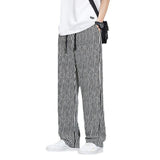 Loose Drooping Straight-leg Pants - WOMONA.COM