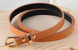 Ladies PU leather belt - WOMONA.COM