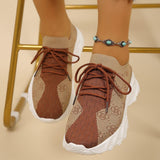 Casual Light Lace-up Sneakers For Women - WOMONA.COM