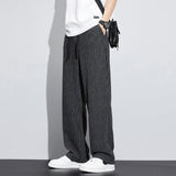 Loose Drooping Straight-leg Pants - WOMONA.COM