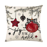 Christmas Pillow Cover Linen Christmas Tree
