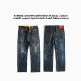 High Waist Raw Denim Selvedge Jeans